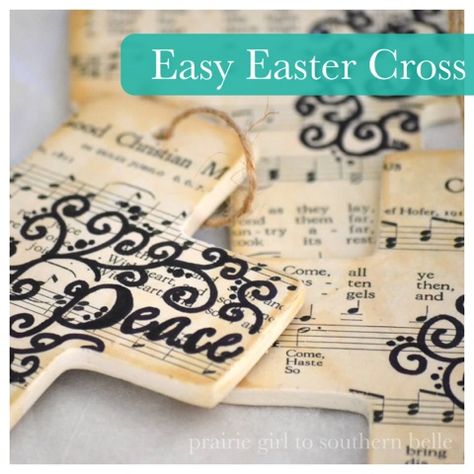 Blog post at The Taylor House :    A while back our church had a craft night. We embellished ceramic crosses and with Easter just around the corner, I thought it might b[..] Agape Ideas, Hymnal Crafts, Goo Gone, Mops Crafts, Fun Easter Crafts, Easter Garland, Mosaic Crosses, Christian Crafts, Cross Crafts