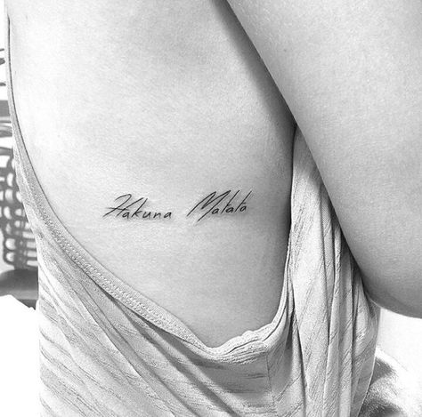 Hakuna Matata Tattoo Ideas, Hakuna Matata Tattoo, Unique Small Tattoo, Ankle Tattoos For Women, Small Tattoos Simple, Disney Tattoo, Wings Tattoo, Baby Tattoos, Disney Tattoos