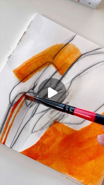 Mix Media Art Painting, Abstract Gouache Painting, Abstract Watercolor Tutorial, Abstract Watercolor Paintings Tutorials, Watercolour Abstract Art, Watercolour Journal, Watercolor Pattern Design, Beginning Watercolor, Watercolour Techniques