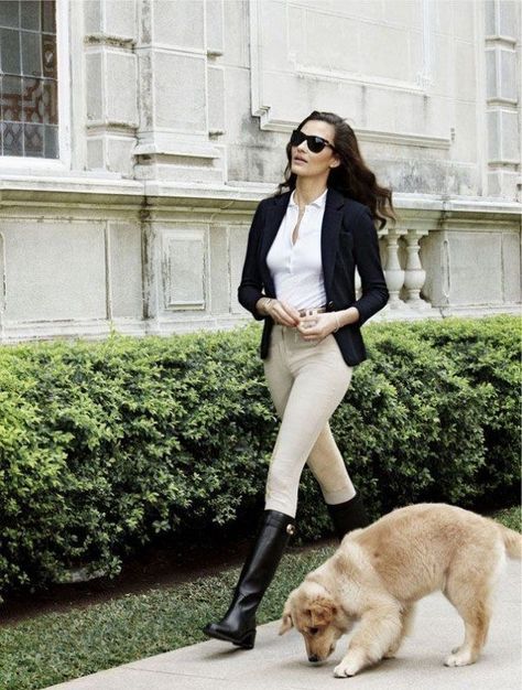 Old Money Country Outfits, Countryside Outfit, Vogue Brazil, Business Casual Work, Boating Outfit, Super Rich, Black Pants Casual, Estilo Preppy, Trending Boots