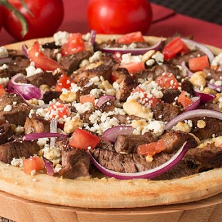 This authentic Greek pizza will have you wanting more. Gyro Pizza Recipe, Gyro Pizza, Greek Pizza, Pizza Crusts, Homemade Dough, Flatbread Pizza, Pizza Pie, Wanting More, Pizza Stone