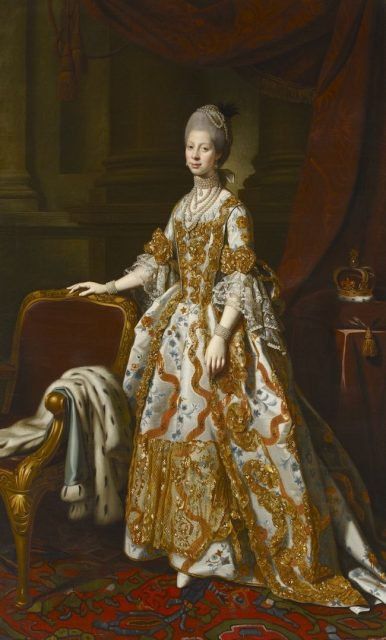 Queen Charlotte: Britain’s First Royal with African Ancestry Queen Charlotte Of England, George Romney, Coronation Robes, Black Royalty, King George V, Court Dresses, Queen Charlotte, Queen Of England, African Diaspora