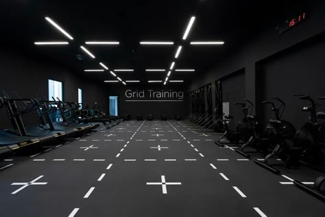 Virgin Active Gym, Commercial Gym Design, Virgin Active, Warehouse Gym, Small Home Gym Ideas, Boutique Gym, Gym Lighting, Gym Center, Gym Design Interior