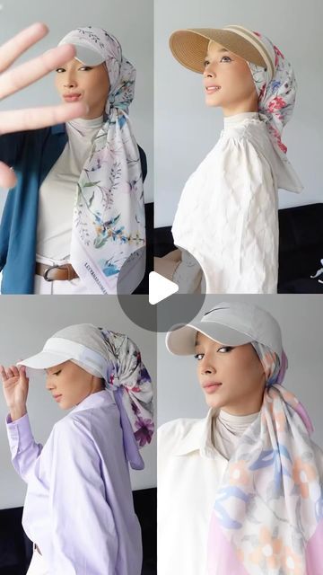 hijabstyling by Kitty Kouture on Instagram: "@ainzainal00" Hijab Turban Style, Turban Hijab, Head Coverings, Turban Style, October 2, Hijab Tutorial, Hijab Style, Hijab Outfit, Head Covering