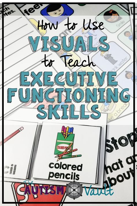 Executive Functioning Kindergarten, Executive Functioning Visuals, Executive Functioning Checklist Student, Teach Executive Functioning Skills, Executive Functioning Activities, Teaching Executive Functioning Skills, Executive Functioning Strategies, Teaching Executive Functioning, Life Skills Curriculum