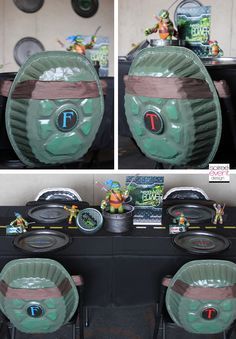 If i have a lil boy he is soo having a party like this :) soo cuteteenage mutant ninja turtles parties | Teenage Mutant Ninja Turtle Parties Are Making a Comeback! Ninja Turtles Birthday, Mutant Ninja Turtles Party, Turtle Birthday Parties, Tmnt Birthday, Ninja Turtles Birthday Party, Tmnt Party, Ninja Party, Ninja Turtle Party, Ninja Turtle Birthday