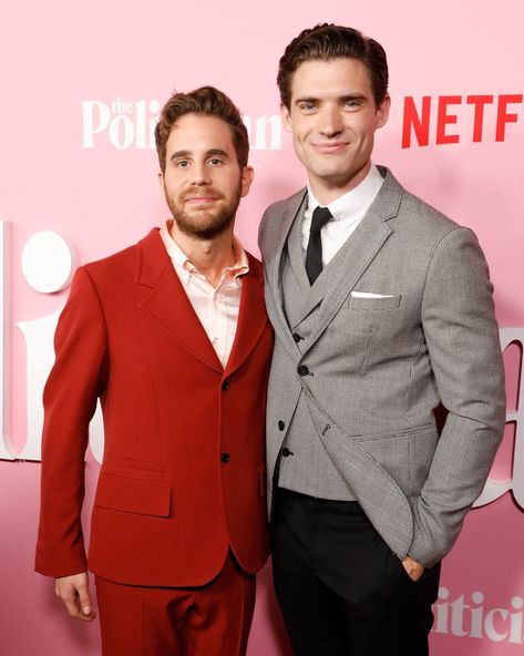 Ben Platt and David Corenswet at The Politician Premiere David Corenswet Gif, David Corenswet Superman, David Corenswet The Politician, Daniel Boone Tv Show, Ben Platt, Fake Smile Quotes, Country Girl Problems, Country Song Quotes, Lady Antebellum