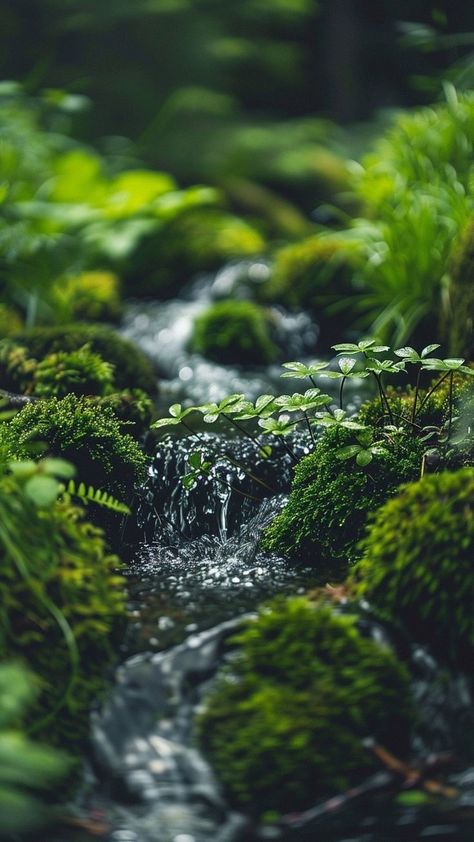 Forest Plants, Beautiful Landscape Wallpaper, Green Landscape, Diy Planters, Beautiful Nature Wallpaper, Green Nature, Alam Yang Indah, Nature Aesthetic, Green Aesthetic