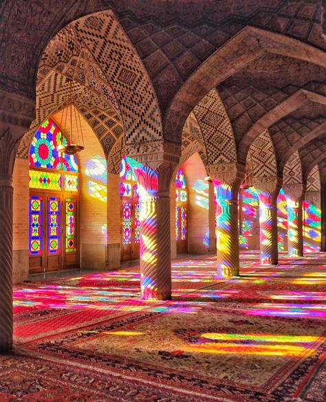 Hiking Trails & Travel Tips on Instagram: “Nasir-ol-Molk Mosque in Shiraz, Iran 🇮🇷⁠ >> Share your story if you have been here or let us know if this place is on your bucket list👇⁠ >>…” Shiraz Iran, Share Your Story, Shiraz, Hiking Trails, Your Story, Iran, Taj Mahal, Travel Tips, Bucket List