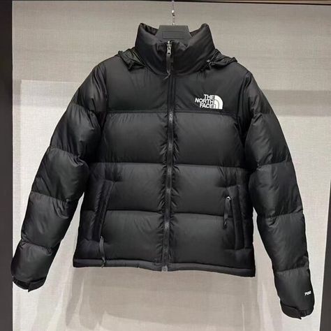 The North Face Men's black coat Black Coat Men, North Face Coat, Puffy Jacket, Face Men, North Face Mens, Black Coat, North Face, The North Face, Black