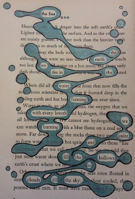 Found Poetry, Altered Book Journal, طابع بريدي, Blackout Poetry, Kraf Diy, Poetry Art, Kunst Inspiration, Gcse Art, Sketchbook Pages