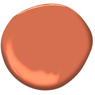 One of over 3,500 exclusive Benjamin Moore colors. Brisk Walk, Benjamin Moore Colors, Reddish Orange, Fall Day, Benjamin Moore, Changing Seasons, Decor Interior Design, Walk On, Nature Inspiration