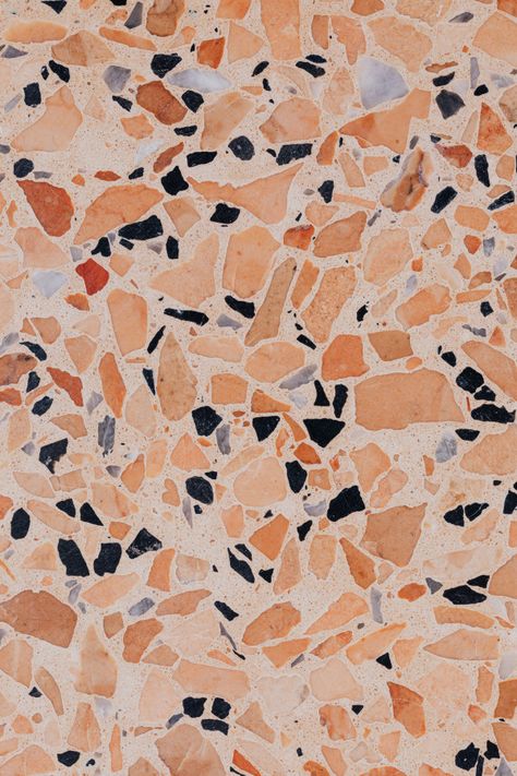 Free stock photos of things - Kaboompics Blue Terrazzo Texture, Terrazzo Background, Terrazzo And Marble, Orange Terrazzo, Terrazzo Texture, Terrazzo Design, Natural Stone Flooring, Colour Board, Gold Marble