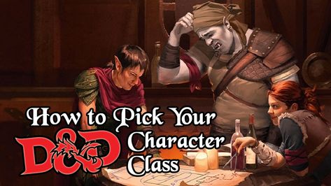 how to pick your D&D dnd character class D And D Classes, Dnd Character Classes, Dnd Classes Explained, Dnd Character Races, Rogue Dnd Character Design, 5e Classes, Warlock Spells, Rogue Dnd, Wild Shape