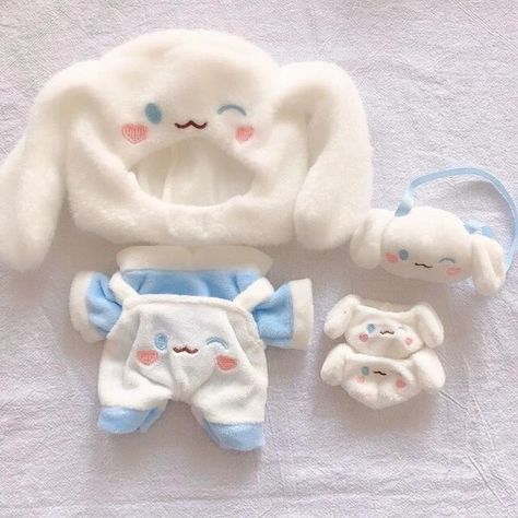 Hello Kitty Cinnamon Roll Clothes, Cinamoroll Onesie, Cinnamon Roll Sanrio Clothes, Sanrio Cinnamoroll Accessories, Plush Suit, Cinnamon Roll Sanrio Things, Plush Doll Clothes, Hello Kitty Doll, Plush Accessories