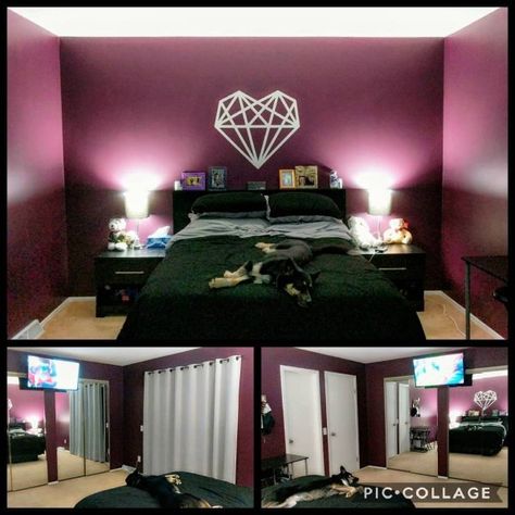 @jentomasko's merlot bedroom project Sherwin Williams Merlot, Merlot Bedroom, Purple Paint Color, Bedroom Zen, Energy Colors, Color Families, Purple Paint Colors, Zyla Colors, Creative Retreat