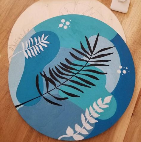 "Our DIY kits just hit the shop and already a big success. 🤗🤗🤗\nCheck out the section for more variety ❤" Paint And Sip Party, Art Mini Toile, Painted Mirror Art, Boho Art Painting, Painting Birthday, Coaster Art, Painted Pots Diy, Boho Painting, Coaster Designs