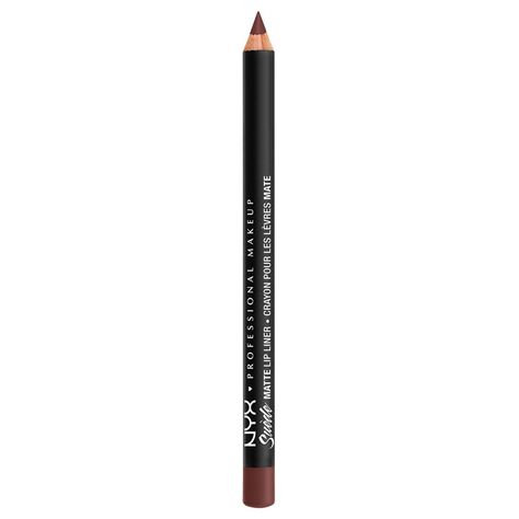 NYX Professional Makeup Suede Matte Velvet Smooth Lip Liner - Vegan Formula - Cold brew - 0.03oz Nyx Lip Liner, Le Rosey, Nyx Matte, Lip Colours, Nyx Lip, Soft Matte Lip Cream, Nyx Makeup, Matte Lip Color, Matte Lip Cream