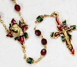 Christmas Rosary, Saying The Rosary, Rosary Making, Rosary Boxes, Protestant Prayer Beads, Beautiful Rosary, Gold Rosary, Rosary Prayer, Holy Rosary