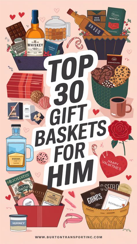 Looking for the ultimate Valentine's Day surprise for your bf or husband? Explore 30 of the best and most unique Valentine's Day gift baskets for him! From personalized goodies to fun treats 🍬, these ideas are perfect for men of all ages, including boys, teens, middle-aged men, elderly men. Whether near or far, these baskets are designed to show him how much you care! 💝🎉 #adultmen#anniversary#birthday#holiday#cheap#affordable#onabudget#shop#easy#DIY Bf Gift Ideas Birthday For Him, Anniversary Gift Ideas For Him Basket, Bf Basket Ideas, Cheap Anniversary Gifts For Him, Bf Valentines Day Gifts, Valentines Basket For Him, Bf Gift Basket, Cheap Anniversary Gifts, Gift Basket Ideas For Him