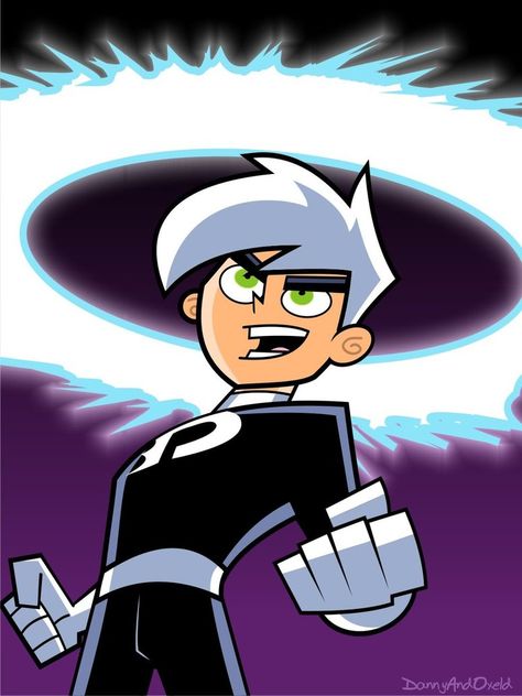 Danny Phantom Wallpaper, Going Ghost, Danny Phantom, Cartoon Character, Green Eyes, Ghost, Deviantart, Green, Hair