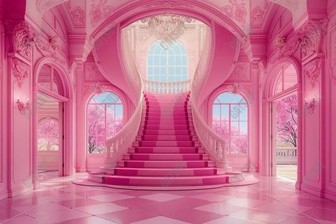 Summer Photo Backdrop, Barbie Backdrop, Barbie Background, Dancing Room, Dream House Pictures, Summer Backdrop, Barbie Wallpaper, Picture Backdrop, Amazing Interiors