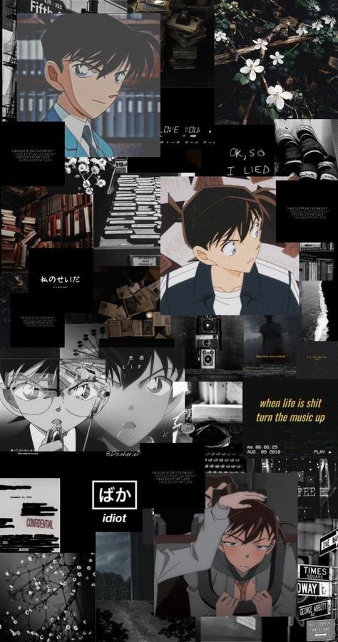 Detective Conan Stickers Printable, Shinichi Kudo Wallpapers Aesthetic, Detective Conan Background, Detective Conan Wallpapers Aesthetic, Detective Conan Aesthetic, Wallpaper Conan, Detective Conan Manga, Conan Wallpaper, Conan Shinichi