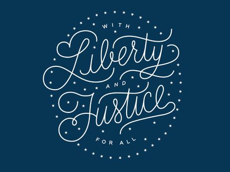 Liberty & Justice Typographie Logo, Inspiration Typographie, Liberty And Justice For All, Types Of Lettering, Calligraphy Letters, Typography Letters, Typography Inspiration, Graphic Design Typography, Lettering Fonts