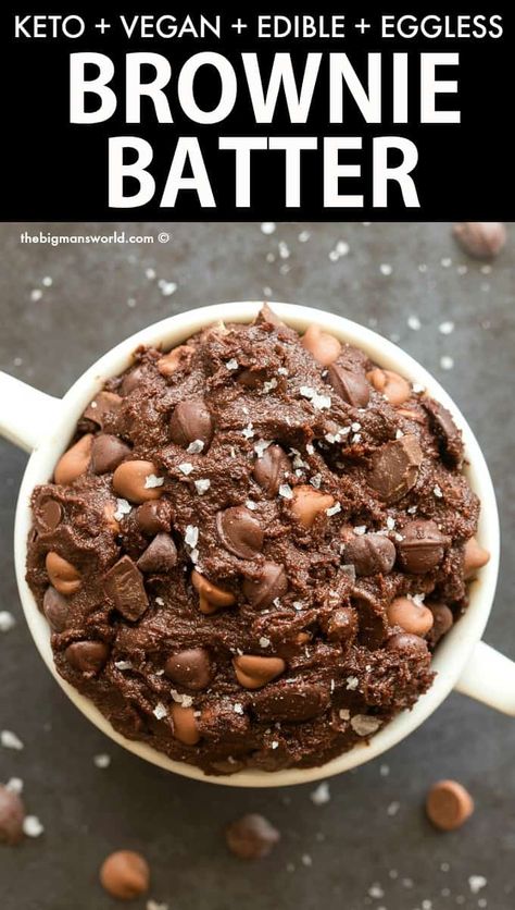 Brownie Batter Cookie Dough, Edible Brownie Batter Recipe, Edible Brownie Batter, Raw Brownies, Healthier Sweets, Low Carb Brownies, Sugar Free Maple Syrup, Batter Recipe, Healthy Brownies