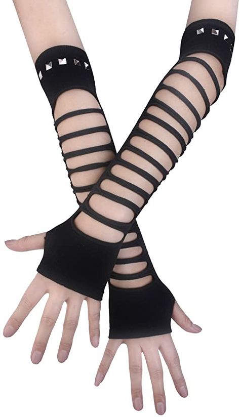 Goth Gloves, Fingerless Gloves Black, Goth Glam, Gloves Black, Hand Warmers, Fingerless Gloves, Gloves, Black