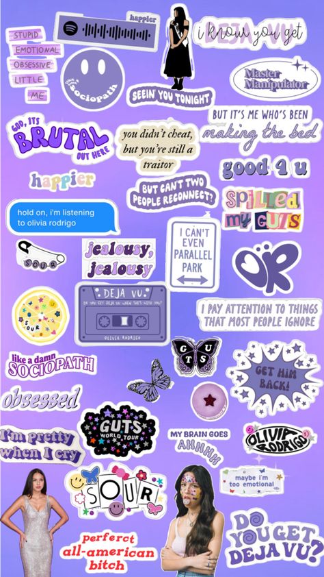 Olivia Rodrigo Scrapbook, Olivia Rodrigo, Scrapbook Ideas