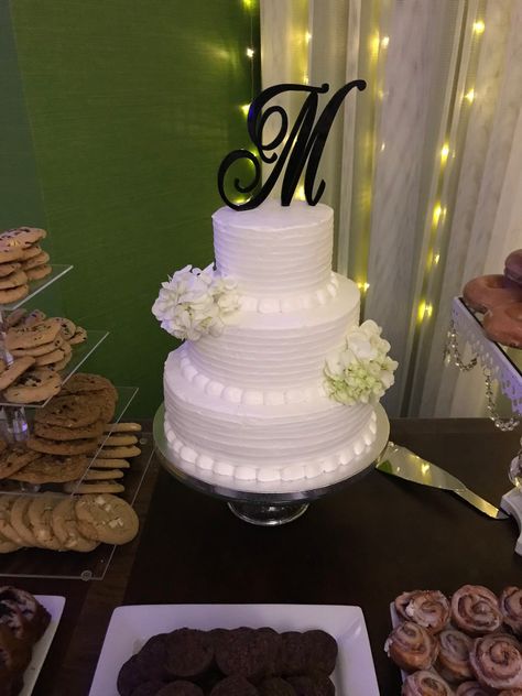 Sams Club 3 Tier Cake, Sam’s Club Wedding Cake, Sams Club Wedding Cakes, Sams Club Wedding Cake, Walmart Wedding Cake, Sams Club Cake, Cake Hacks, Catering Display, 3 Tier Cake