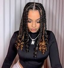 Big Box Braids Hairstyles, Jumbo Box Braids, Goddess Braids Hairstyles, African Hair Braiding Styles, Ethnic Hairstyles, Box Braids Styling, Braids With Curls, Girls Hairstyles Braids, Girls Braids