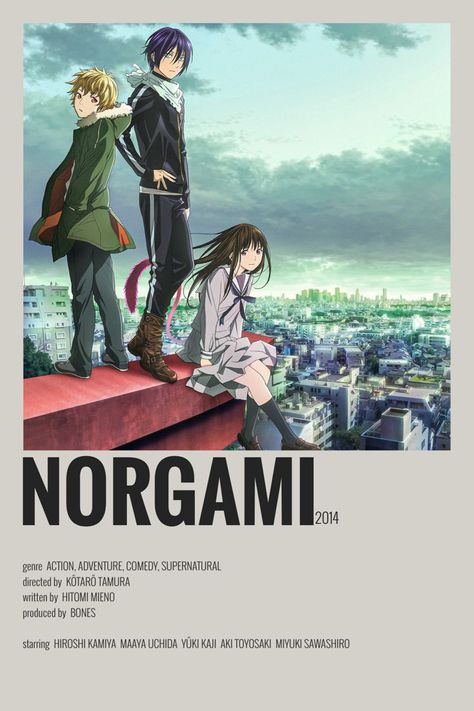 Anime Movie Poster, Noragami Bishamon, Noragami Manga, Noragami Anime, Film Posters Minimalist, Poster Anime, Animes To Watch, Anime Printables, Good Anime To Watch