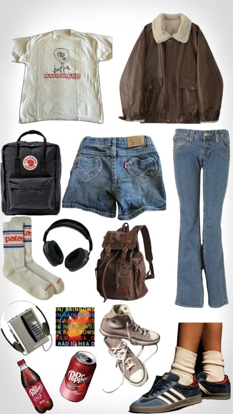 outfit idea #outfit #radiohead Radiohead Outfit, Art Outfit, Tomboy Style Outfits, Swaggy Outfits, Radiohead, Tomboy Fashion, Inspired Outfits, Really Cute Outfits, Cute Fits