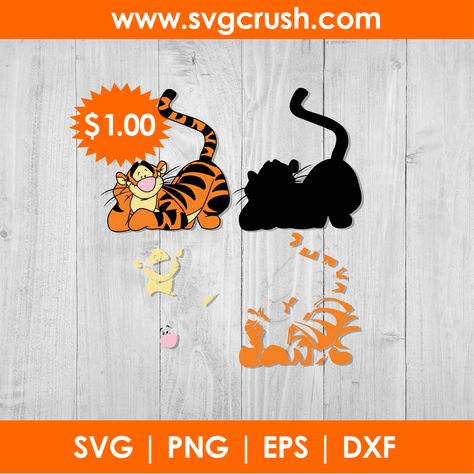 Tigger Svg Cricut, Winnie The Pooh Svg, Pooh Svg, Pet Shark, Shark Cat, Maker Ideas, Winnie The Pooh Tigger, Bread Starter, Free Svg Cut Files