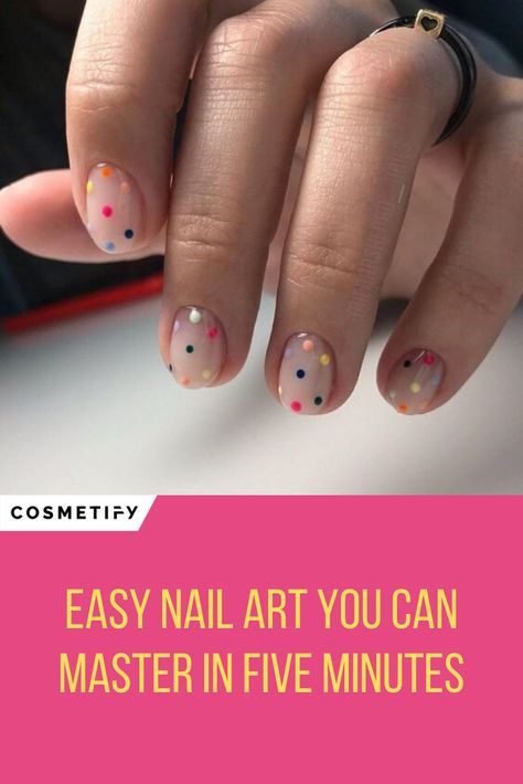 Easy And Simple Nail Art, Clubbing Nails, Ideas For Short Nails, Nail Art Diy Easy, Simple Nail Art, Square Nail Designs, Nail Art For Beginners, Gel Nails Diy, Simple Gel Nails