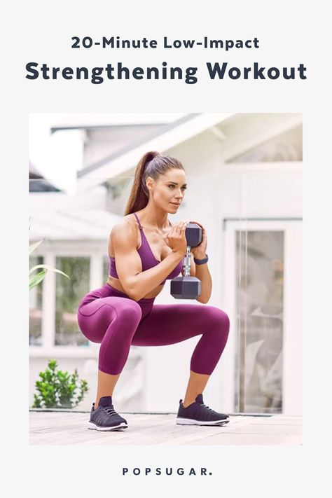 Pin it! Kelsey Wells, Best Leg Workout, Training At Home, Hamstring Workout, 20 Minute Workout, Popsugar Fitness, Glute Bridge, Low Impact Workout, Lower Body Workout