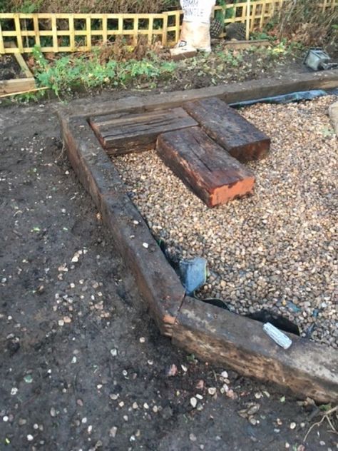 Railway Sleeper Decking, Railway Sleeper Steps, Sleeper Steps, Telegraph Pole, Concrete Sleepers, Railway Sleepers, Wooden Patios, Wooden Tile, Patio Flooring