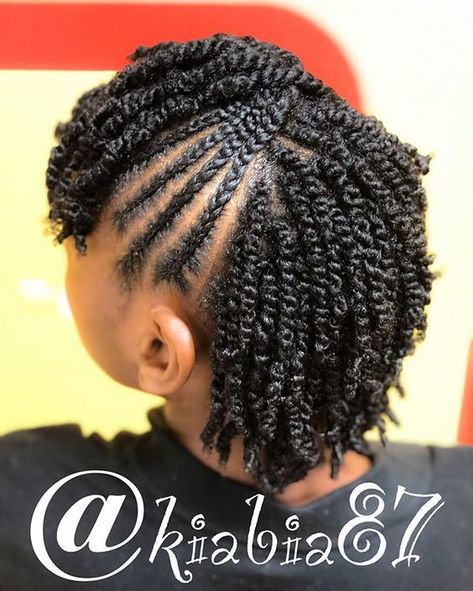 Click for protective styles for natural hair braids the latest hairstyle kids hairstyles are easy, quick. See updos on medium length to short hair, simple styles with no weave, also grab... Cabello Afro Natural, Natural Braided Hairstyles, Twisted Hair, Protective Hairstyles For Natural Hair, Hair Simple, Natural Hair Twists, Natural Hairstyles For Kids, Girls Natural Hairstyles, Twist Braid Hairstyles