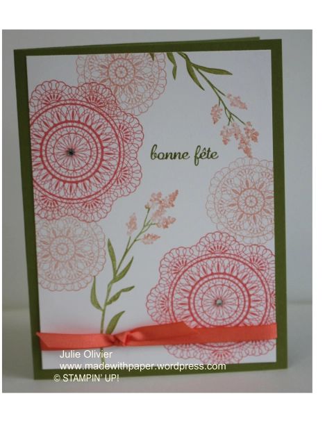 Doily Cards, Diy Note Cards, Ctmh Cards, Su Cards, Stamping Up Cards, Cards For Friends, Card Layout, Card Tags, Stamping Up