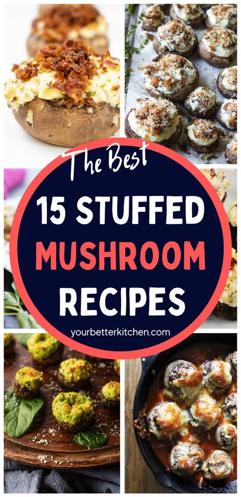 Deconstructed Stuffed Mushrooms, Things To Make With Mushrooms, Mushroom And Cheese Recipes, Mushroom Filling Recipes, Sliced Mushroom Appetizer, Stuffed Dinner Recipes, Best Stuffed Mushroom Recipes, Make Ahead Stuffed Mushrooms, Stuffed Mushrooms No Cream Cheese