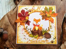 CottageBLOG: Hello Autumn Fall Phrases, Thanksgiving Cards Handmade, Side Step Card, American Card, Fall Greeting Cards, Step Card, Halloween Cards Handmade, Fall Scrapbook, Step Cards