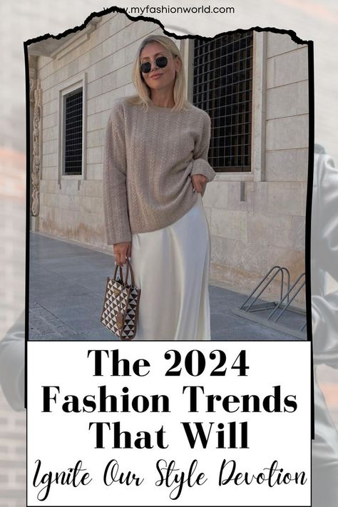 The new year is almost here, and it’s time to start daydreaming about what the 2024 fashion trends will be. From colors to silhouettes to fabrics, a host of fresh styles are poised to dominate. Let’s dive into the top predictions to inspire your wardrobe for 2024 and beyond. Winter Fashion Trends 23/24, Trending Spring 2024, January 2024 Style, What’s In Style 2024, January 2024 Fashion Trends, 2024 Style Trends Womens, Spring 2024 Fashion Color Trends, Women’s Fashion 2024 Spring, Current Womens Fashion Trends