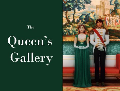 [TS4 CC] The QUEEN'S GALLERY Collection!! | AnachroSims on Patreon Medieval Outfit, Royal Family Portrait, Royal Furniture, Casas The Sims 4, The Sims 4 Download, Sims 4 Cc Packs, Sims 4 Cc Furniture, I Am So Happy, Sims 4 Cc Finds