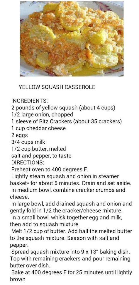 Yellow Squash Green Chili Casserole, Yellow Squash Casserole Pioneer Woman, Ww Squash Casserole, Southern Style Squash Casserole, Baked Squash Recipes, Fried Squash Recipes, Baked Yellow Squash, Easy Squash Recipes, Fresh Veggie Recipes