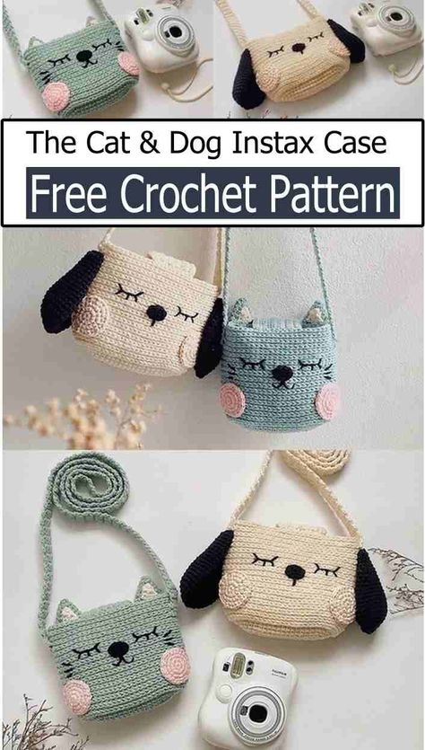 Crochet Cat Case Pattern Animal Purse Crochet, Cat Purse Crochet, Crochet Cat Purse Pattern Free, Crochet Cat Bag Pattern, Crochet Cat Bag Pattern Free, Cat Purse Pattern, Crochet Phone Case Pattern Free, Crochet Cat Bag, Cat Bag Pattern