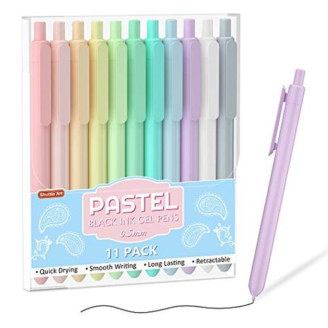 Pens Cute, Notes School, Pastel Pen, Writing Journaling, Pola Kotak, Gel Pens Coloring, Pretty School Supplies, Cute Stationary School Supplies, Bad Set