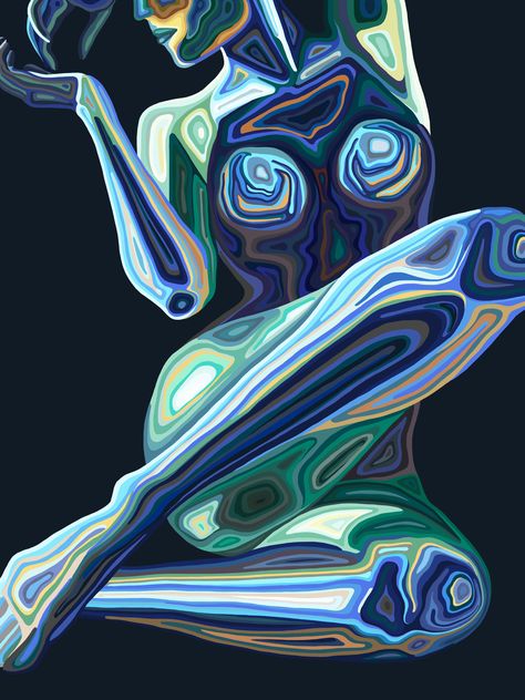 Body Wallpaper Art, Human Energy Art, Female Figure Artwork, Dancing Wall Art, Modern Digital Art, Human Body Art Painting, Feminine Body Art, Paintings Of Bodies, Art Of Women Body