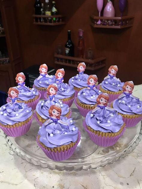 Sophia The First Cupcakes, Sofia The First Cupcakes, Sofia Birthday Party Ideas, Princess Sophia Cake, Princess Sofia Cupcakes, Sofia Cupcakes, Princess Sofia Birthday Party Ideas, Sofia Birthday Cake, Princess Sofia Cake